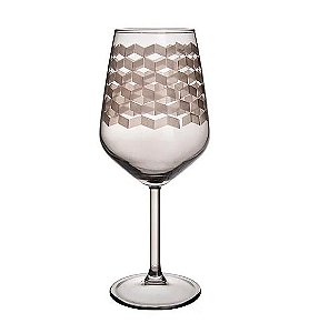 Taça Geo 490 ml Fume