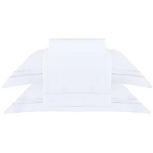Jogo de cama Buddemeyer Super King Sublime Branco p. cheio Pérola