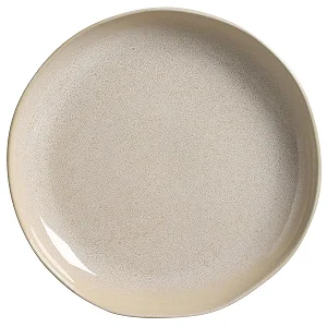 Travessa Redonda Grande Orgânico Stoneware Latte