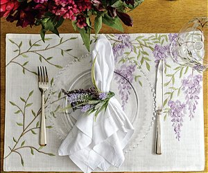 Anel de Guardanapo 4 Peças Auguri Casa Glicine