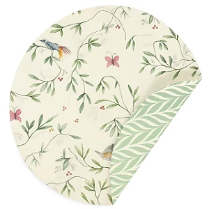 Jogo Americano Auguri Casa Acqua Uccelino Dupla Face