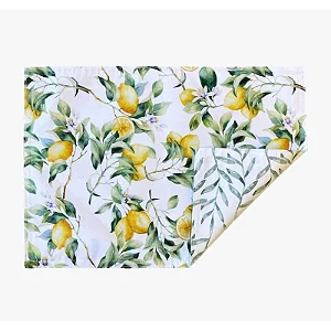 Jogo Americano Auguri Casa Acqua Limone Dupla Face