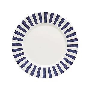 Prato Raso Aquarelle Listras Azuis