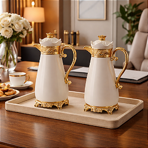 Conjunto Duo de Garrafas Térmicas para Café e Chá