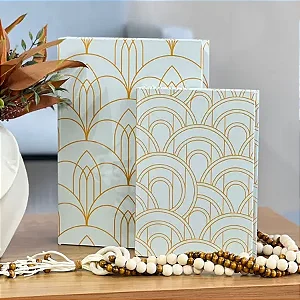 Livro Caixa Decorativo Em MDF