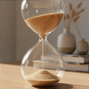 Ampulheta Decorativa 7 Minutos em Vidro – Objeto de Decoração