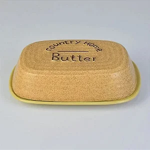 Manteigueira Country Home Decorativa e Funcional para Mesa Posta
