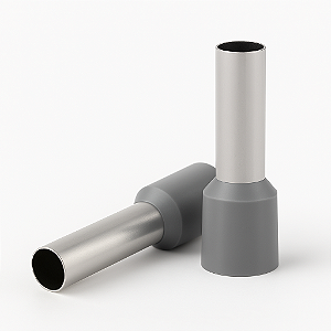 Kit Terminal Pré-isolado Tubular Simples 4mm 100 Peças