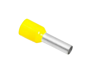 Terminal Ilhós Simples Pré-Isolado 6 mm² para Cabos – 100 Unidades