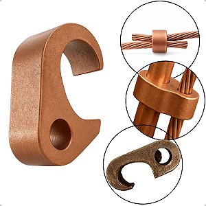 CONECTOR ATERRAMENTO COMPRESSÃO SACG 50-70 CABO HASTE COBRE