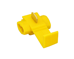 Conector Derivação Amarelo 2,5 a 6mm² – Emenda Elétrica – Kit 50 Peças