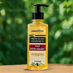 Gel Hidratante amabee 250ml com Mel e Própolis da Amazônia