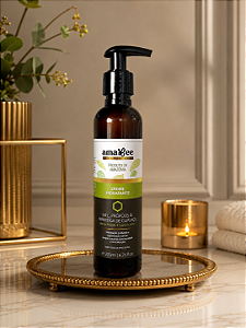 Creme Hidratante amabee com Mel e Própolis - Nutrição Intensa & Proteção Natural 200ml (Amabee Moisturizing Cream with Honey and Propolis – Intense Nourishment & Natural Protection 200ml)