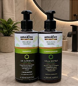 Kit Shampoo E Condicionador Amabee 300ml (Amabee Shampoo & Conditioner Kit – 300ml Each)