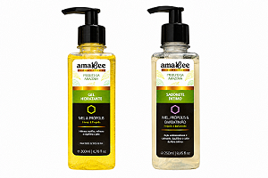 Kit Sabonete Íntimo + Gel Hidratante Mel Própolis e Barbatimão Amabee
