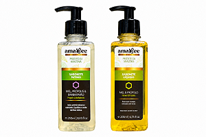 Kit Sabonete Íntimo Mel E Barbatimão+Líquido Mel Própolis Amabee