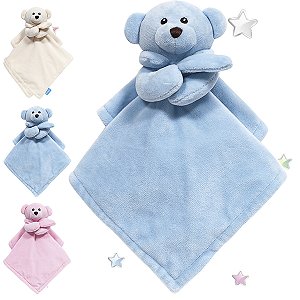 NANINHA PARA BEBE CARINHO HORA DO SONO BUBA  ANTIALÉRGICO Cor:Azul