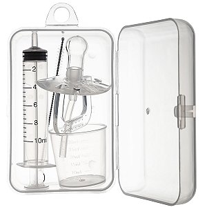 Dosador De Remédio Chupeta Seringa 10 ml Copinho 27,5ml Buba Tamanho:Unico