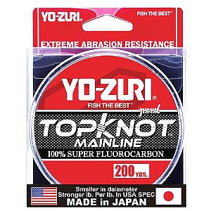Linha Yo-Zuri Topknot Fluorcarbon 0.260mm - 10lbs 180m