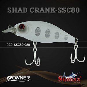Isca Artificial Sumax Shad Crank 80