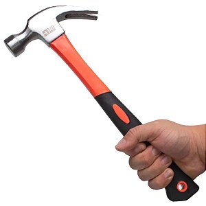 Martelos Unha Cabeça Aço 250g e 27.5 cm com Cabo Emborrachado