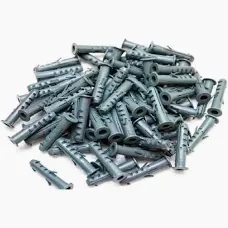 Kit 1000 Buchas 6mm Com Aba Anel Para Fixação Parede