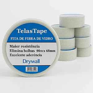 Kit Fitas Telada Drywall 48MM Branca