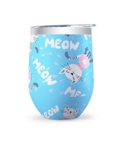 Copo Cuia Térmico 350ml - Gatinho Meow