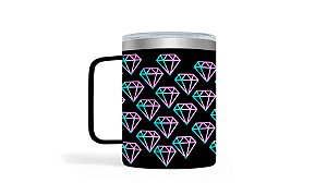 Caneca Térmica Flow 360ml – Diamond Black
