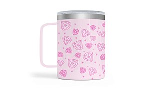 Caneca Térmica Flow 360ml – Diamond Rose