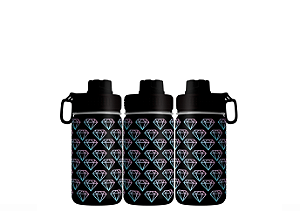 Garrafa Térmica Pocket 360ml – Diamond Black