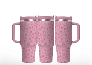 Caneca Térmica Menz 1,2L – Diamond Rose