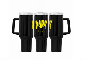 Caneca Térmica 1,2L – Cat Dark