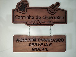 Decoração para o cantinho do churrasco