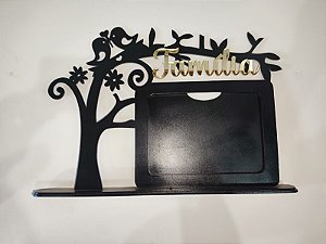 Porta retrato em mdf família