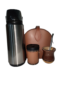 Kit Mateira com Cuia Térmica – Seu Chimarrão Sempre na Temperatura Ideal!