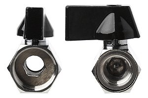 Registro De Esfera 1/4 Mini Fêmea Para Snow Foam