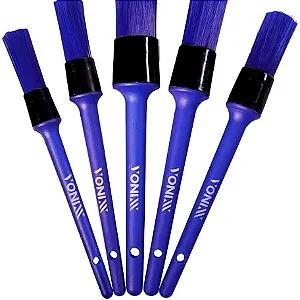 Kit 5 Pincéis de detalhamento automotivo Externo