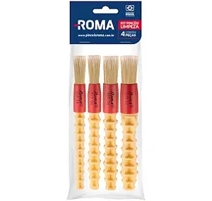 Kit 4 Pincéis detalhamento automotivo