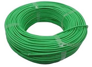 CABO FLEXIVEL 4 MM VERDE 100M