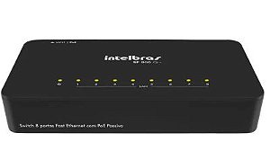 SWITCH 8 PORTAS FAST ETHERNET SF 800 INTELBRAS