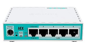 ROTEADOR MIKROTIK RUTERBOARD E 50UG 5 PORTAS