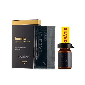 Henna para Sobrancelhas REFIL 3g - La Benig