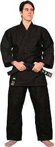 Kimono Karate Lona K10 Preto