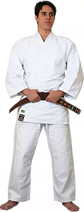 Kimono para Judo Modelo Liso Reforçado em Tecido Brim/Algodão