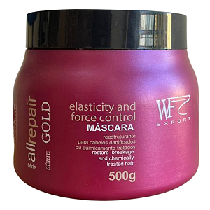 Creme Máscara Hidratação para Cabelos Com Química, Progressiva e Alisamento All Repair WF 500g