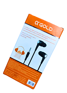 FONE DE OUVIDO COM FIO FN01 AGOLD