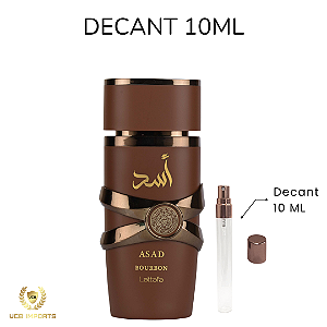 Decant Asad Bourbon Lattafa - 10ml - Eau de Parfum - Unissex