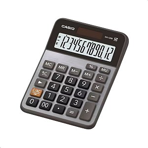 Calculadora de Mesa 12 Dígitos MX-120B Casio Cálculo Básico Simples Visor Grande de Fácil Leitura