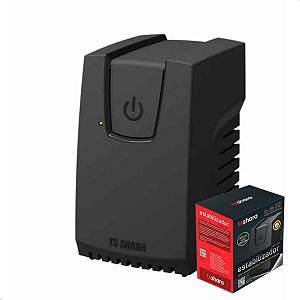 Estabilizador de Voltagem Protetor de Energia 300va Entrada Bivolt Saída 115v p/ PC TV Impressoras